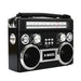 Portable 3 Band Radio with Bluetooth and Flashlight - Kidsplace.store