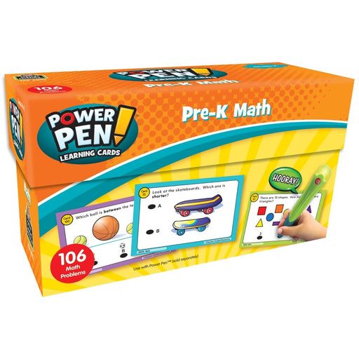 Power Pen® Learning Cards: Math, Grade PK - Kidsplace.store