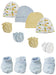 Preemie Baby Boy Caps With Infant Mittens And Booties - 10 Pack Nc_0213 - Kidsplace.store