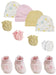 Preemie Baby Girl Caps With Infant Mittens And Booties - 10 Pack Nc_0208 - Kidsplace.store