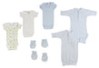 Preemie Boys Onezies, Gowns And Mittens Cs_0072 - Kidsplace.store