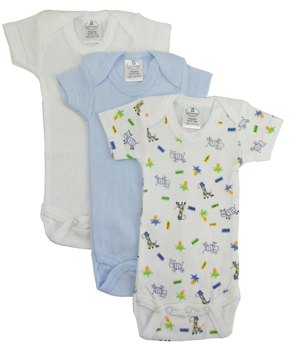 Preemie Boys Short Sleeve Printed Variety Pack 004p - Kidsplace.store