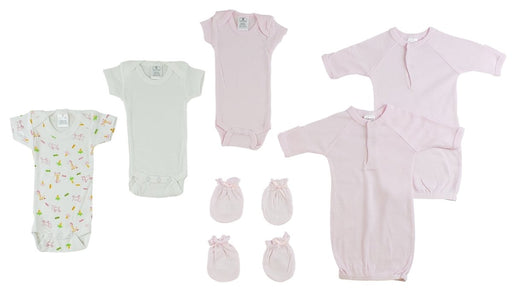Preemie Girls Onezies, Gowns And Mittens Cs_0076 - Kidsplace.store