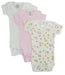 Preemie Girls Printed Short Sleeve Variety Pack 005p - Kidsplace.store