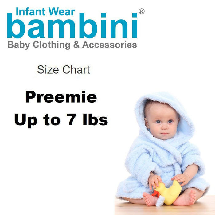 Preemie One Pack Terry Sleep & Play 515bp.bunny - Kidsplace.store