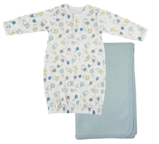 Print Infant Gown And Recieving Blanket Cs_0105 - Kidsplace.store