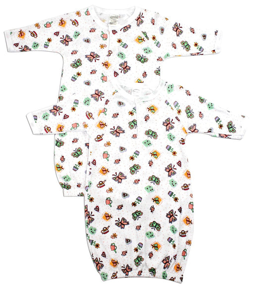 Printed Infant Gowns - 2 Pack 912u - Kidsplace.store