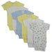Printed Pastel Boys Short Sleeve 6 Pack Cs_002m_004m - Kidsplace.store