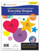 Punch Out Paper Cutouts, Everyday Shapes, Hearts, Stars & Circles, 492 Pieces - Kidsplace.store