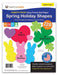 Punch Out Paper Cutouts, Spring Holiday Shapes, Valentine Hearts, Shamrocks & Easter Bunny, 228 Pieces - Kidsplace.store