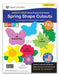 Punch Out Paper Cutouts, Spring Shapes, Leaves, Butterflies & Flowers, 240 Pieces - Kidsplace.store