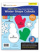 Punch Out Paper Cutouts, Winter Shapes, Snowflakes, Mittens & Snowman, 120 Pieces - Kidsplace.store