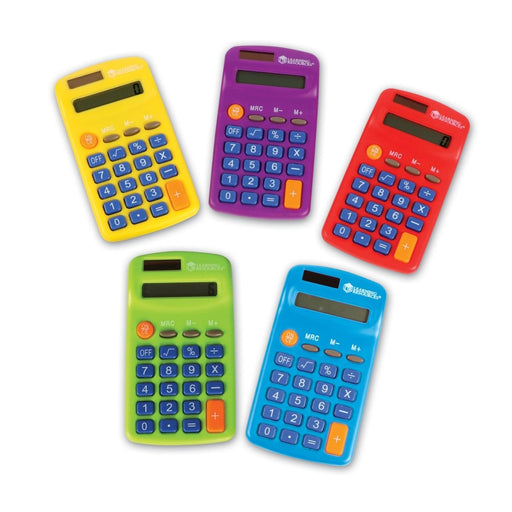 Rainbow Calculators, Set of 10 - Kidsplace.store