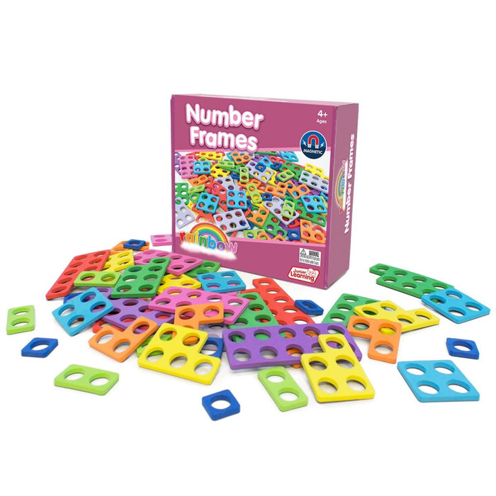 Rainbow Number Frames - Kidsplace.store