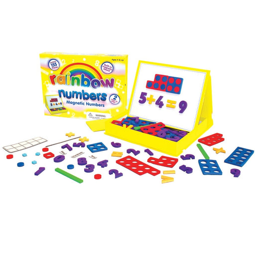 Rainbow Numbers Magnetic Numbers, 155 Pieces - Kidsplace.store