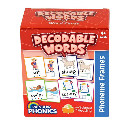 Rainbow Phonics Decodable Word Cards - Kidsplace.store