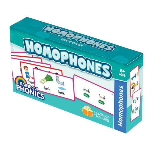 Rainbow Phonics Homophones Cards - Kidsplace.store