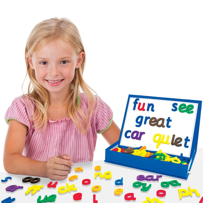 Rainbow Phonics Magnetic Letters, 85 Pieces - Kidsplace.store