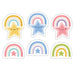 Rainbows & Stars Large superShapes Stickers, 120 Per Pack, 6 Packs - Kidsplace.store