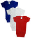 Red Bodysuit Onezies (pack Of 3) Ls_0197 - Kidsplace.store