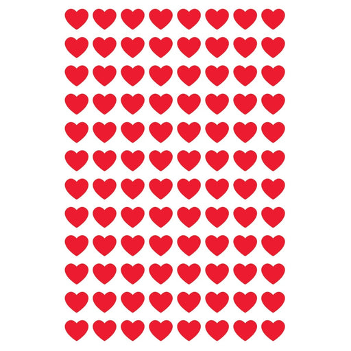 Red Hearts superShapes Stickers, 800 Per Pack, 6 Packs - Kidsplace.store