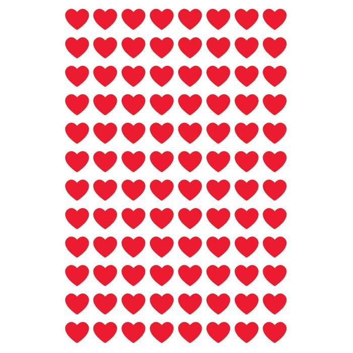 Red Hearts superShapes Stickers, 800 Per Pack, 6 Packs - Kidsplace.store