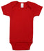 Red Interlock Short Sleeve Bodysuit Onezie Ls_0145 - Kidsplace.store