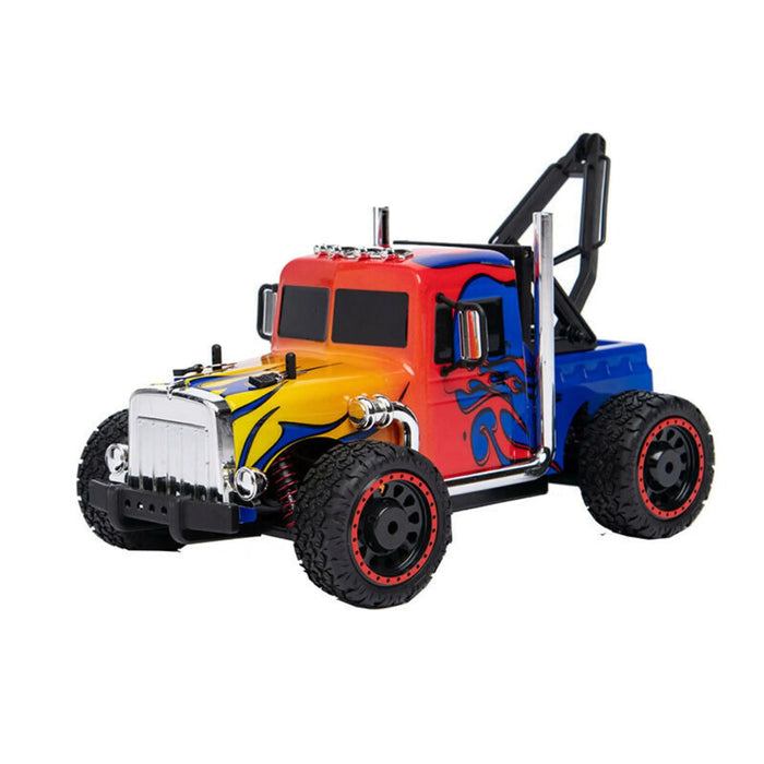 Retro 4WD 1:16 scale tow truck - Kidsplace.store