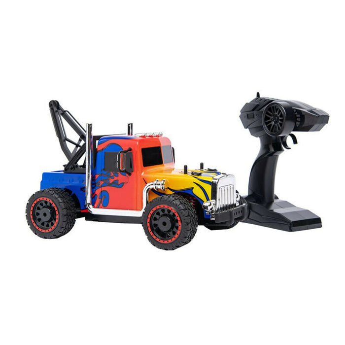 Retro 4WD 1:16 scale tow truck - Kidsplace.store