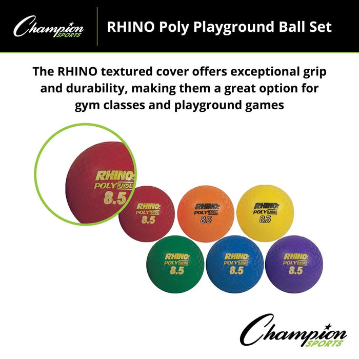 Rhino® Poly 8.5 - Inch Playground Ball Set - Kidsplace.store