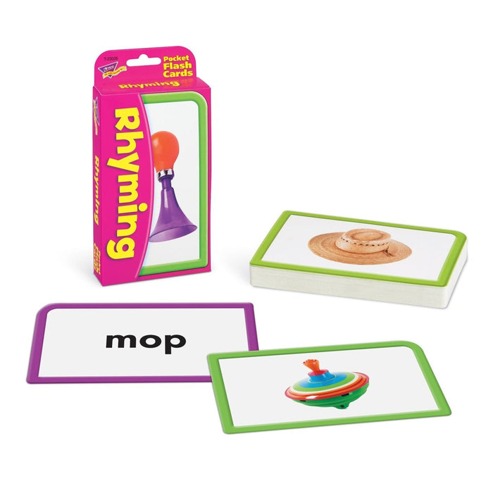 Rhyming Pocket Flash Cards, 6 Packs - Kidsplace.store