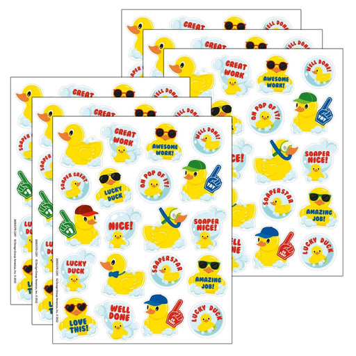 Rubber Duckies Bubblebath Scented Stickers, 80 Per Pack, 6 Packs - Kidsplace.store