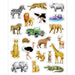 Safari Stickers, 120 Per Pack, 12 Packs - Kidsplace.store