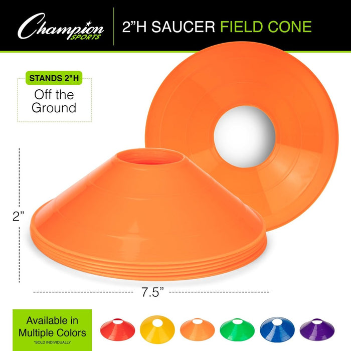 Saucer Field Cone Set, Set of 48 - Kidsplace.store