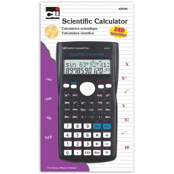 Scientific Calculator, 12 Digit, 240 Functions - Kidsplace.store