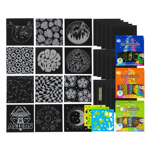 Scratch Art Kit 3 - Pack - Kidsplace.store