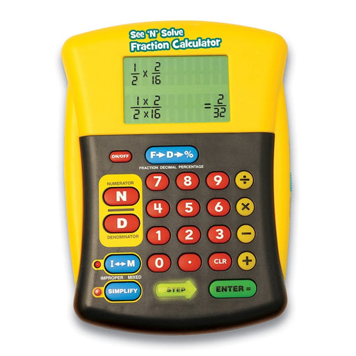 See 'N' Solve Fraction Calculator - Kidsplace.store