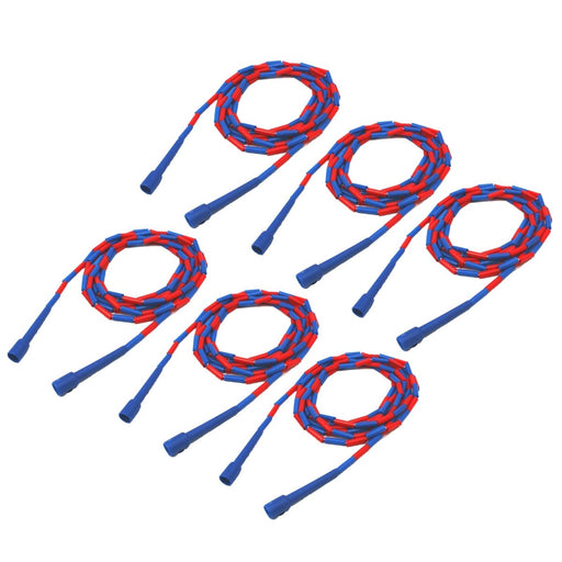 Segmented Plastic Jump Rope, 16', Pack of 6 - Kidsplace.store