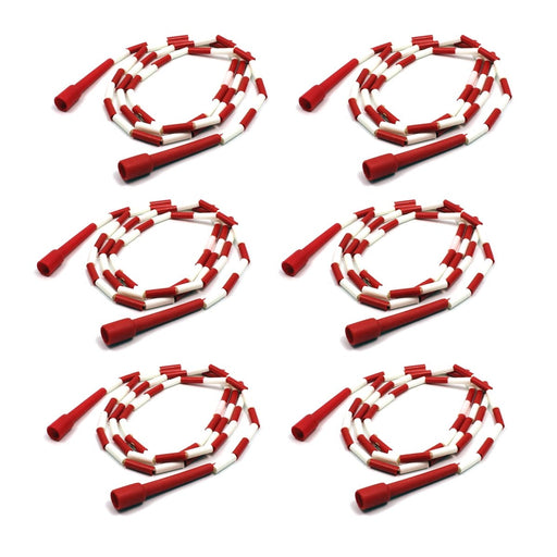 Segmented Plastic Jump Rope, 8', Pack of 6 - Kidsplace.store