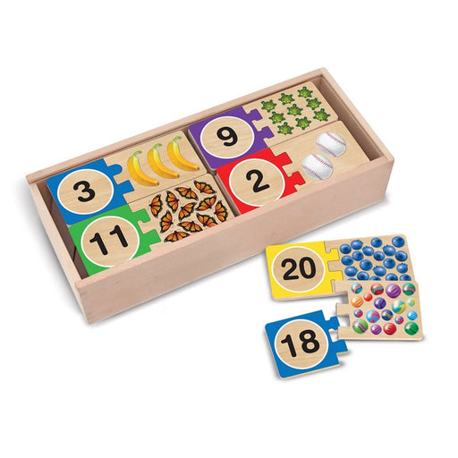 Self - Correcting Wooden Number Puzzles - Kidsplace.store