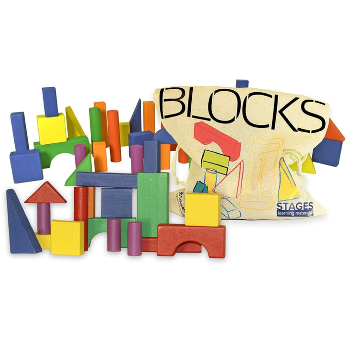 Sensory Builder Blocks, Set of 50 - Kidsplace.store