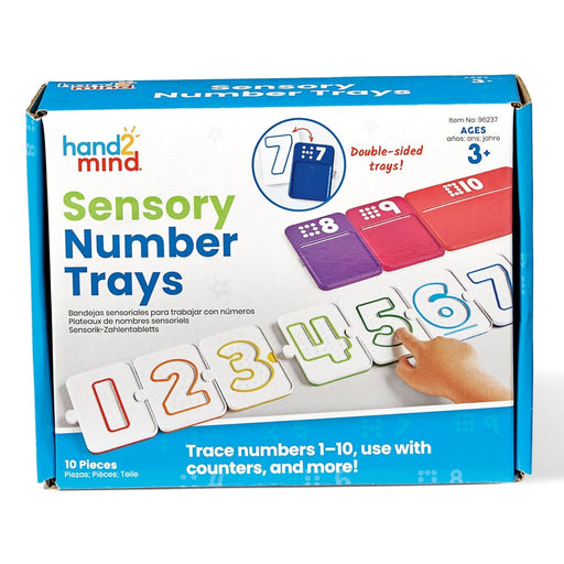 Sensory Number Trays - Kidsplace.store