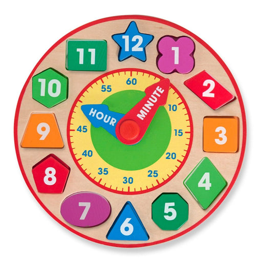 Shape Sorting Clock - Kidsplace.store