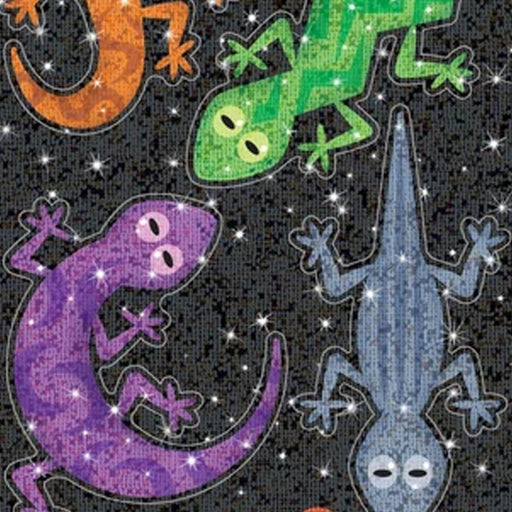 Shiny Lizards Large Sparkle Stickers®, 8 Per Pack, 6 Packs - Kidsplace.store