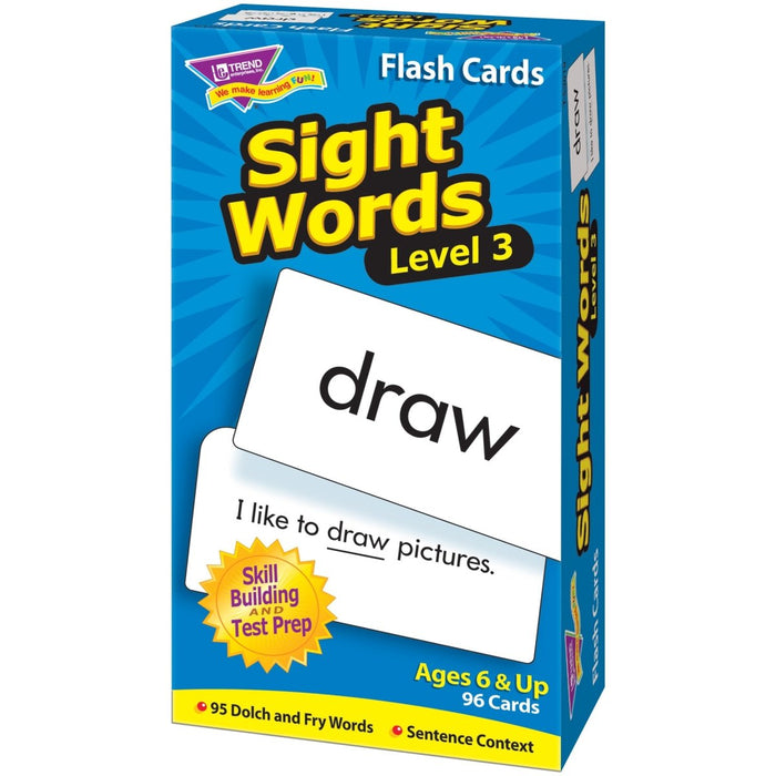 Sight Words – Level 3 Skill Drill Flash Cards, 3 Packs - Kidsplace.store