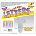 Silver Sparkle 4" Casual Uppercase Ready Letters®, 71 Per Pack, 3 Packs - Kidsplace.store