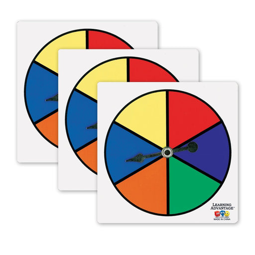 Six - Color Spinners - 5 Per Set - 3 Sets - Kidsplace.store