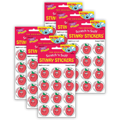 Snappy!/Apple Scented Stickers, 24 Per Pack, 6 Packs - Kidsplace.store