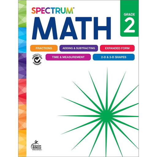 Spectrum Math Workbook, Grade 2 - Kidsplace.store