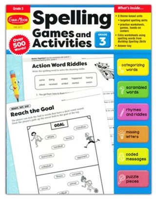 Spelling Games and Activities, Grade 3 - Kidsplace.store